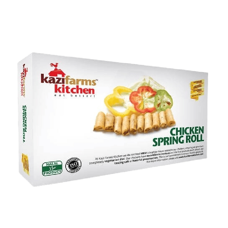 Kazi Farms Kitchen Chicken Spring Roll 250gm Kazi Farms Kitchen Chicken Spring Roll 250gm